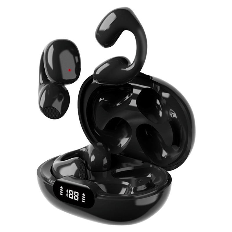 FINEBLUE F350 Stereo Wireless Bluetooth Headset Ear Clip Design Headphone Digital Display Earphone with Charging Case FINEBLUE F350 Stereo Wireless Bluetooth Headset Ear Clip Design Headphone Digital Display Earphone with Charging Case